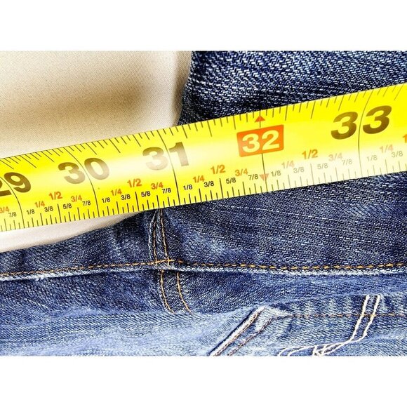 AG Adriano Goldschmied Size 25X31 Women's Belle Flare Blue Denim 5 Pocket Jeans - Picture 7 of 12